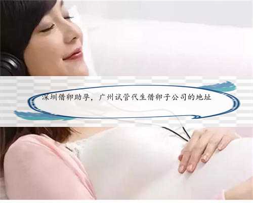 深圳借卵助孕，广州试管代生借卵子公司的地址